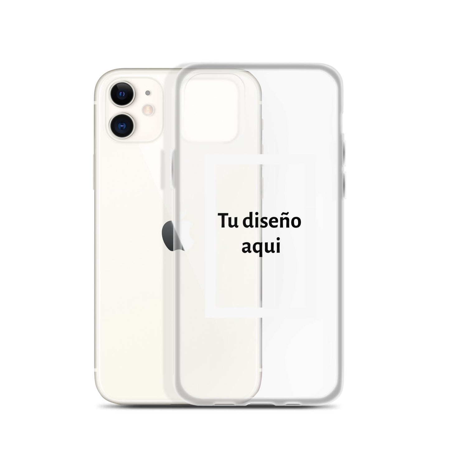 Funda transparente para iPhone® Con diseño personalizado