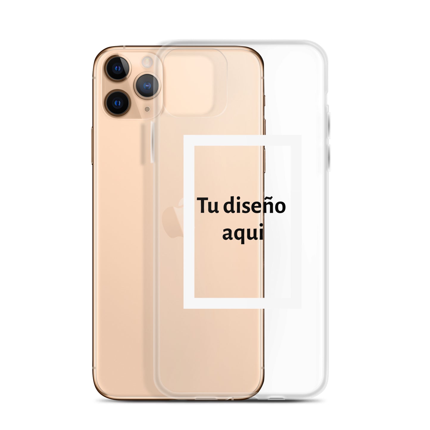 Funda transparente para iPhone® Con diseño personalizado