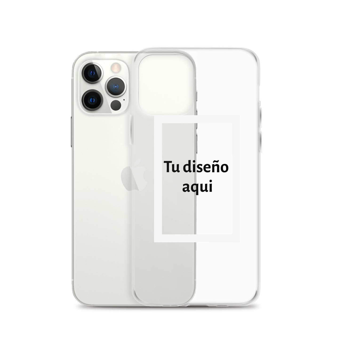 Funda transparente para iPhone® Con diseño personalizado