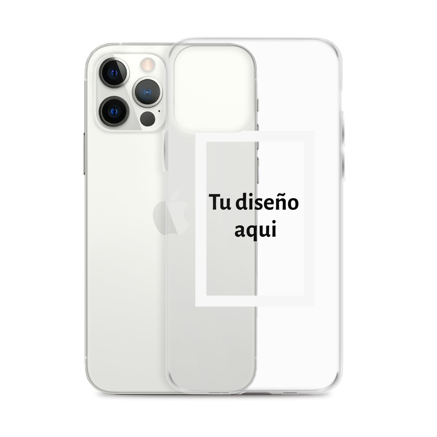 Funda transparente para iPhone® Con diseño personalizado