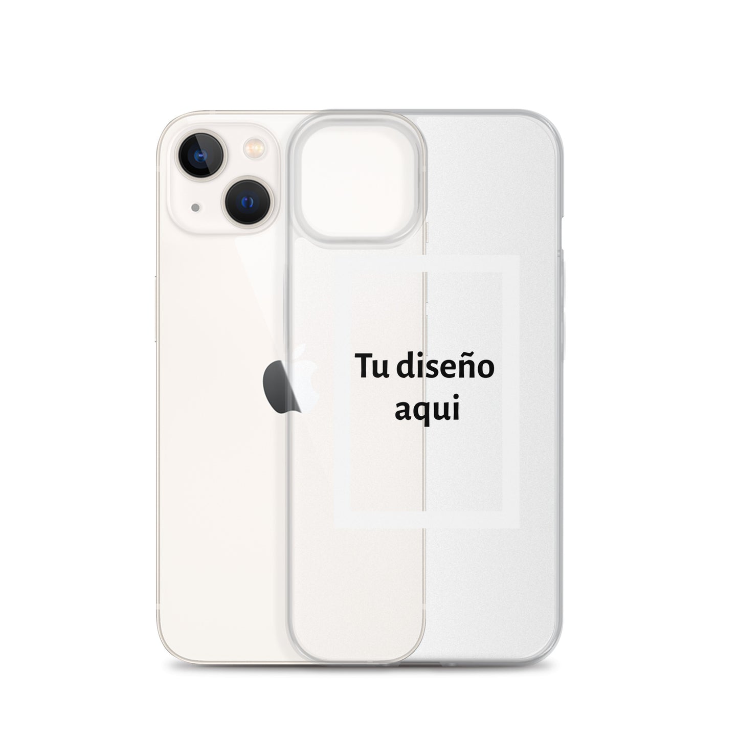 Funda transparente para iPhone® Con diseño personalizado