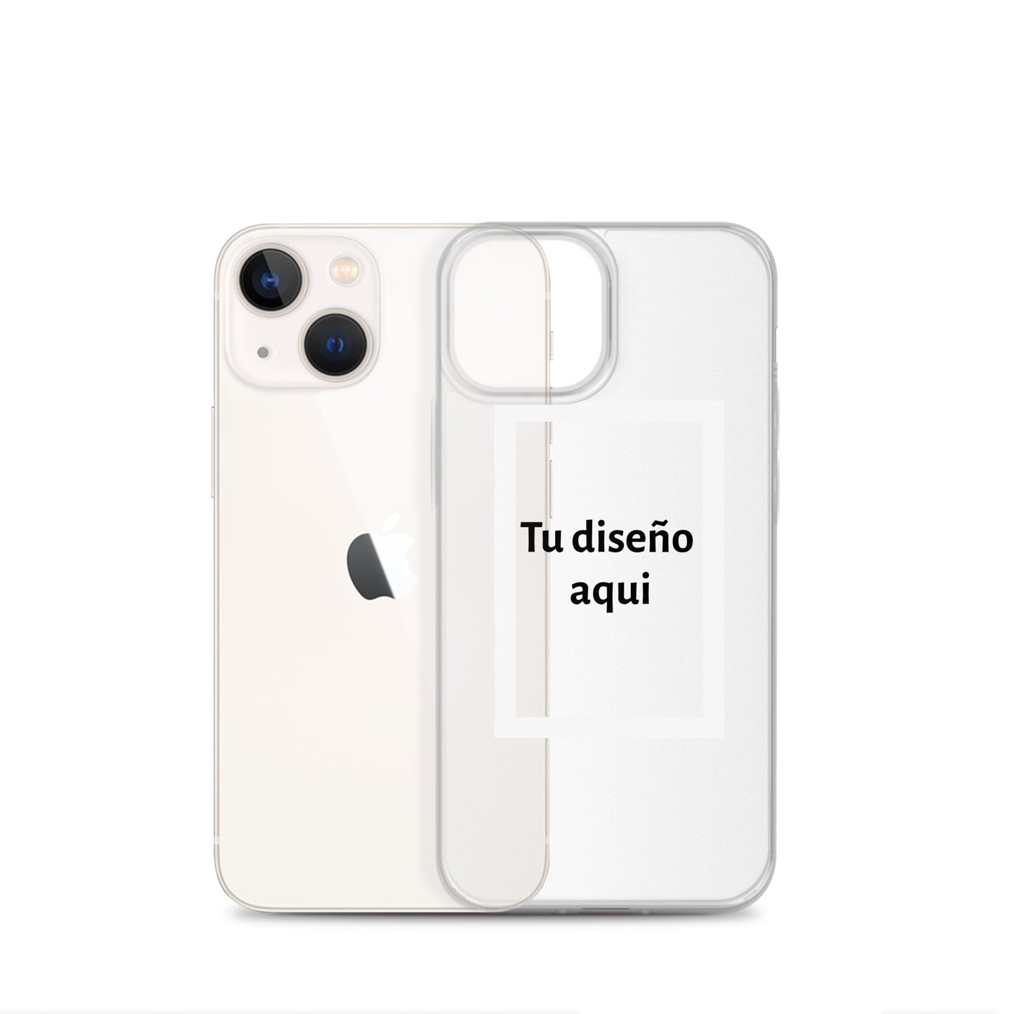 Funda transparente para iPhone® Con diseño personalizado