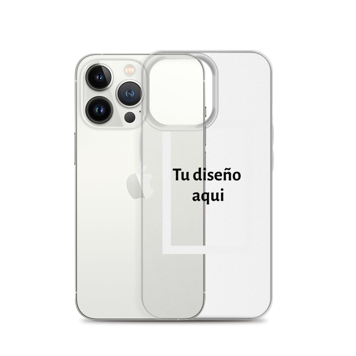 Funda transparente para iPhone® Con diseño personalizado