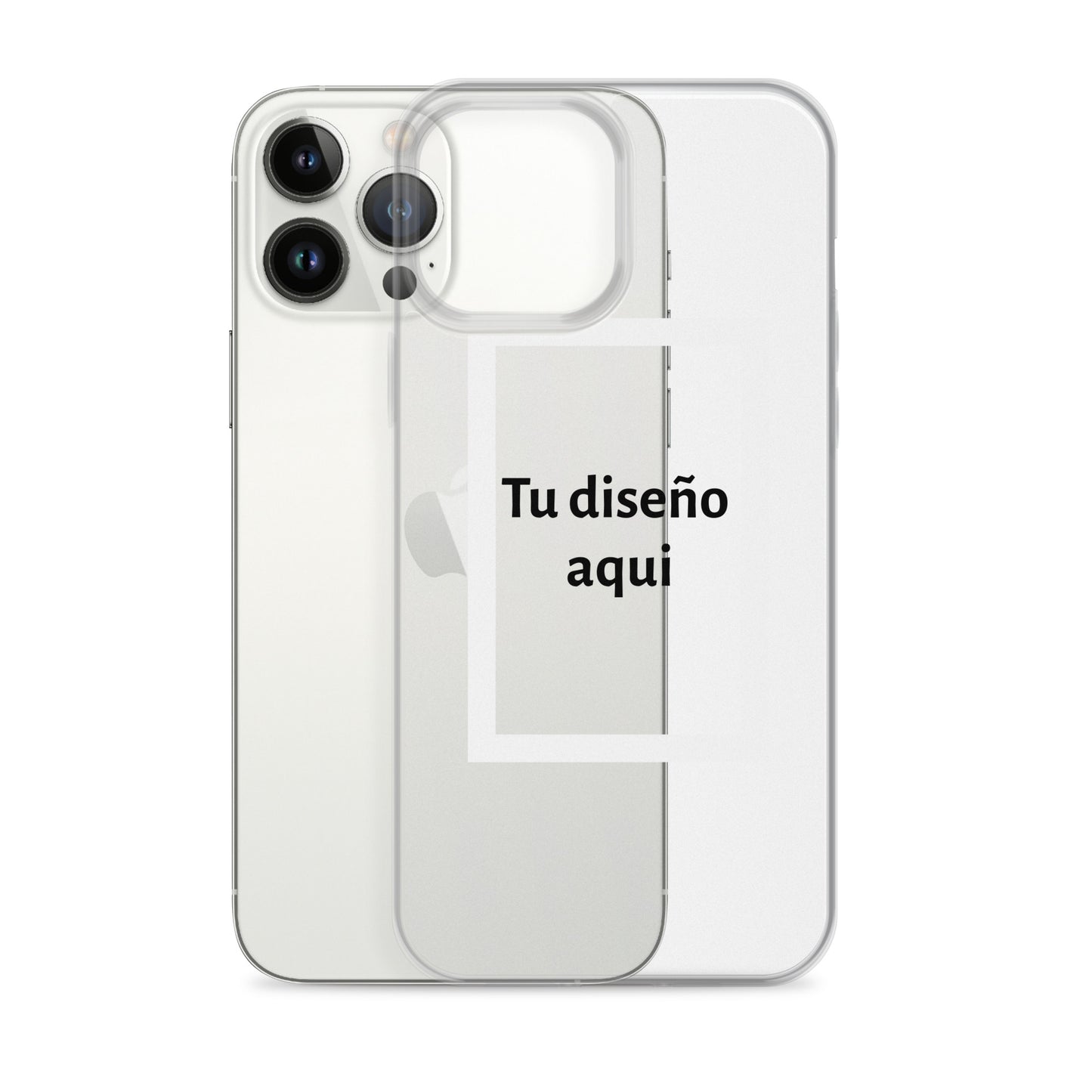 Funda transparente para iPhone® Con diseño personalizado