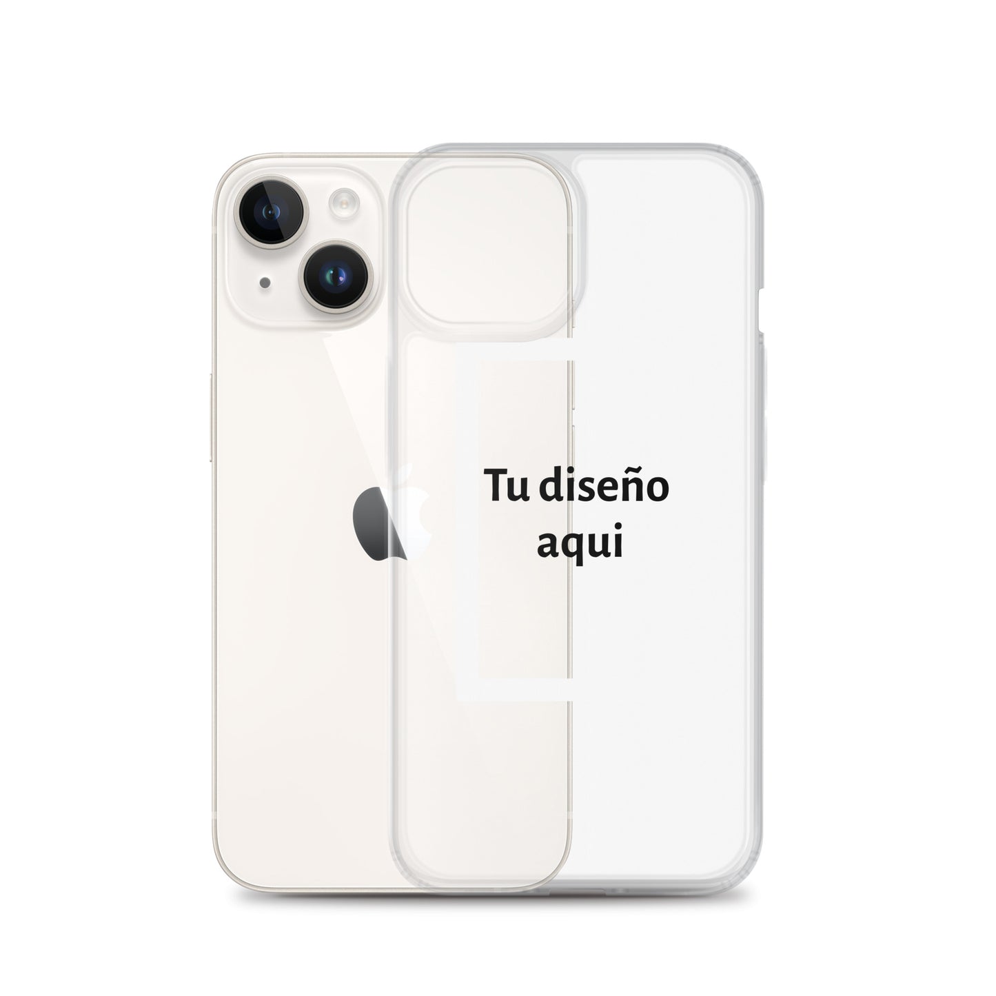 Funda transparente para iPhone® Con diseño personalizado