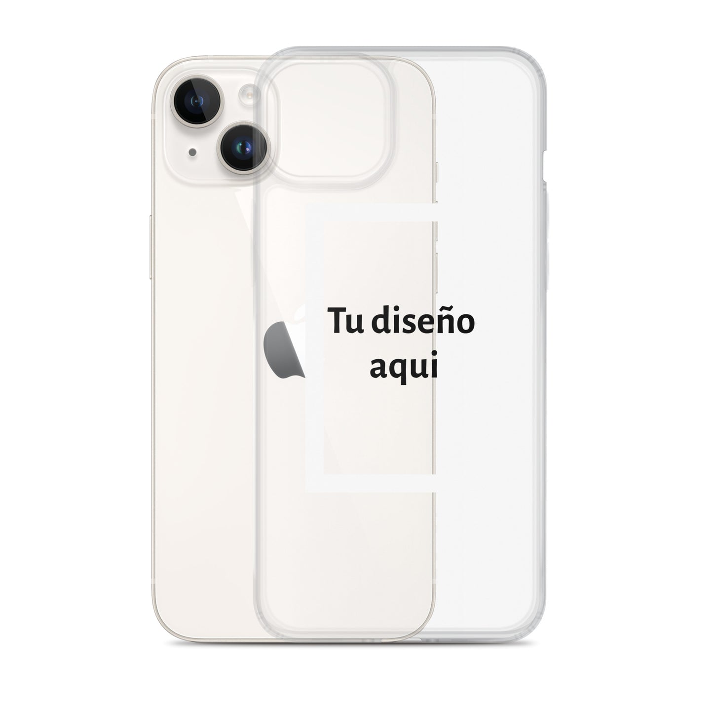 Funda transparente para iPhone® Con diseño personalizado