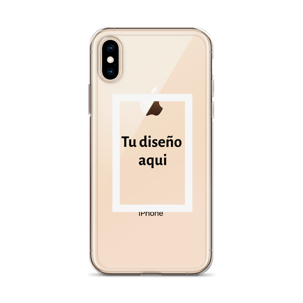 Funda transparente para iPhone® Con diseño personalizado